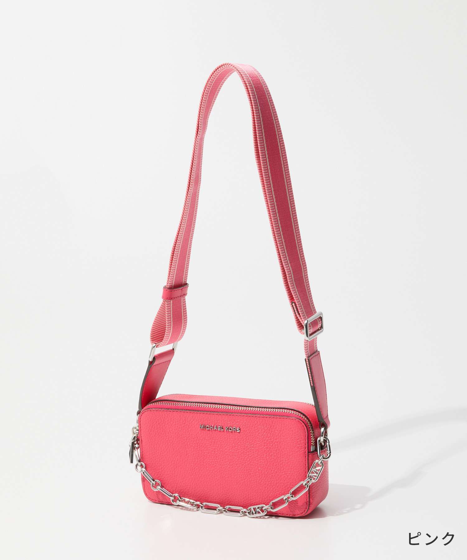 マイケルコース MICHAEL KORS JET SET ジェットセット SM DBL ZP CAMRA