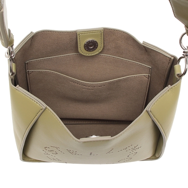 ステラマッカートニー ショルダーバッグ ロゴ グリーン レディース