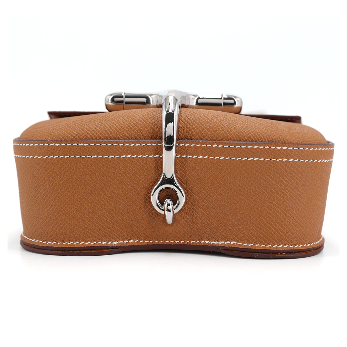 HERMÈS Della Cavalleria mini bag in Gold Epsom leather with