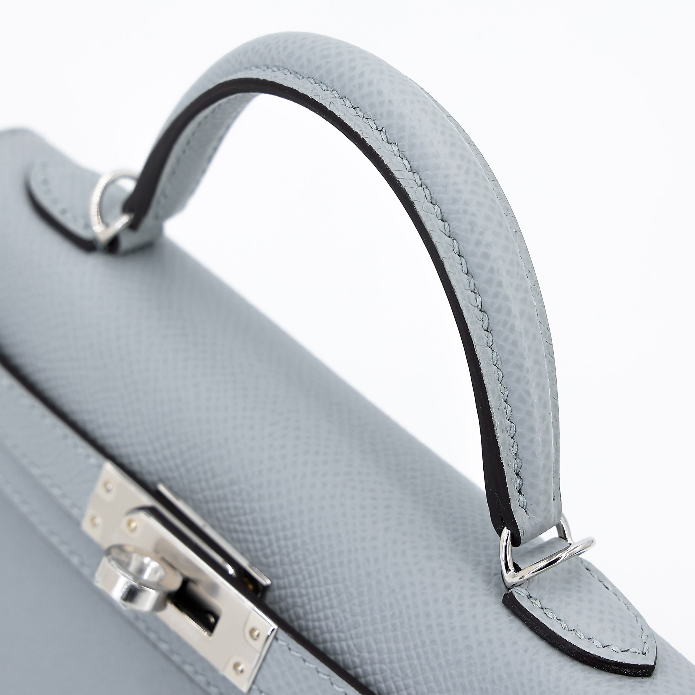 ランク N 新品 HERMÈS エルメス ミニケリー2 ブルーグラシエ (8U