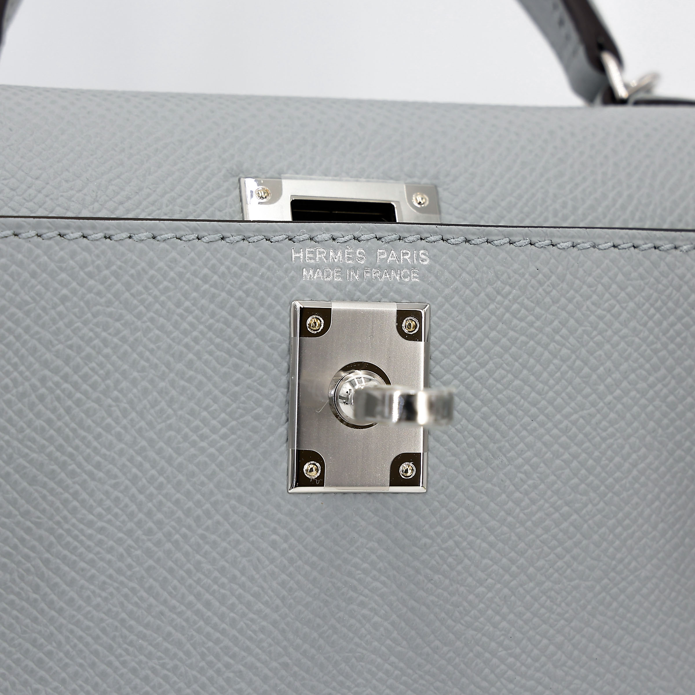 ランク N 新品 HERMÈS エルメス ミニケリー2 ブルーグラシエ (8U