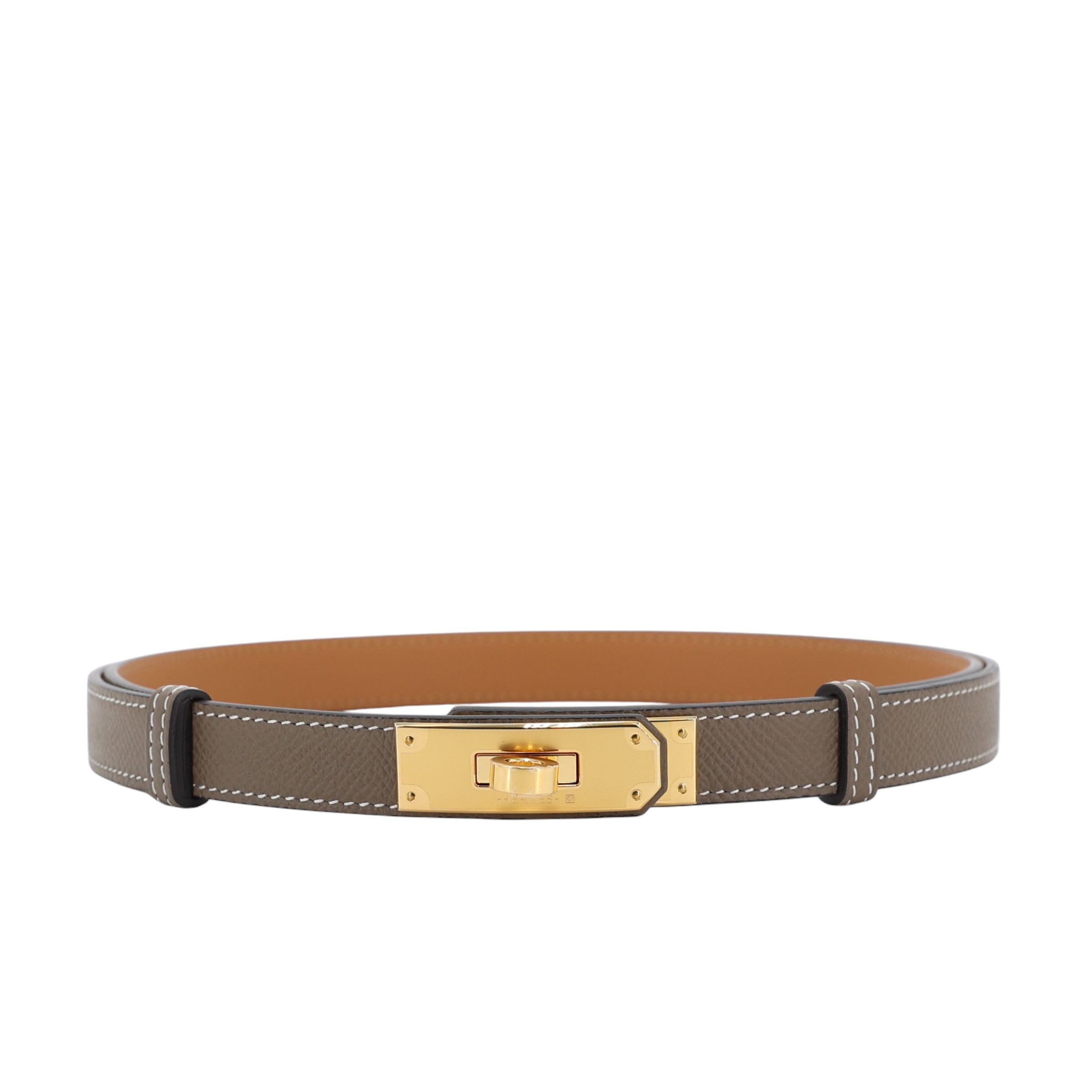ランク N 新品 HERMÈS エルメス ケリーベルト エトゥープ (18