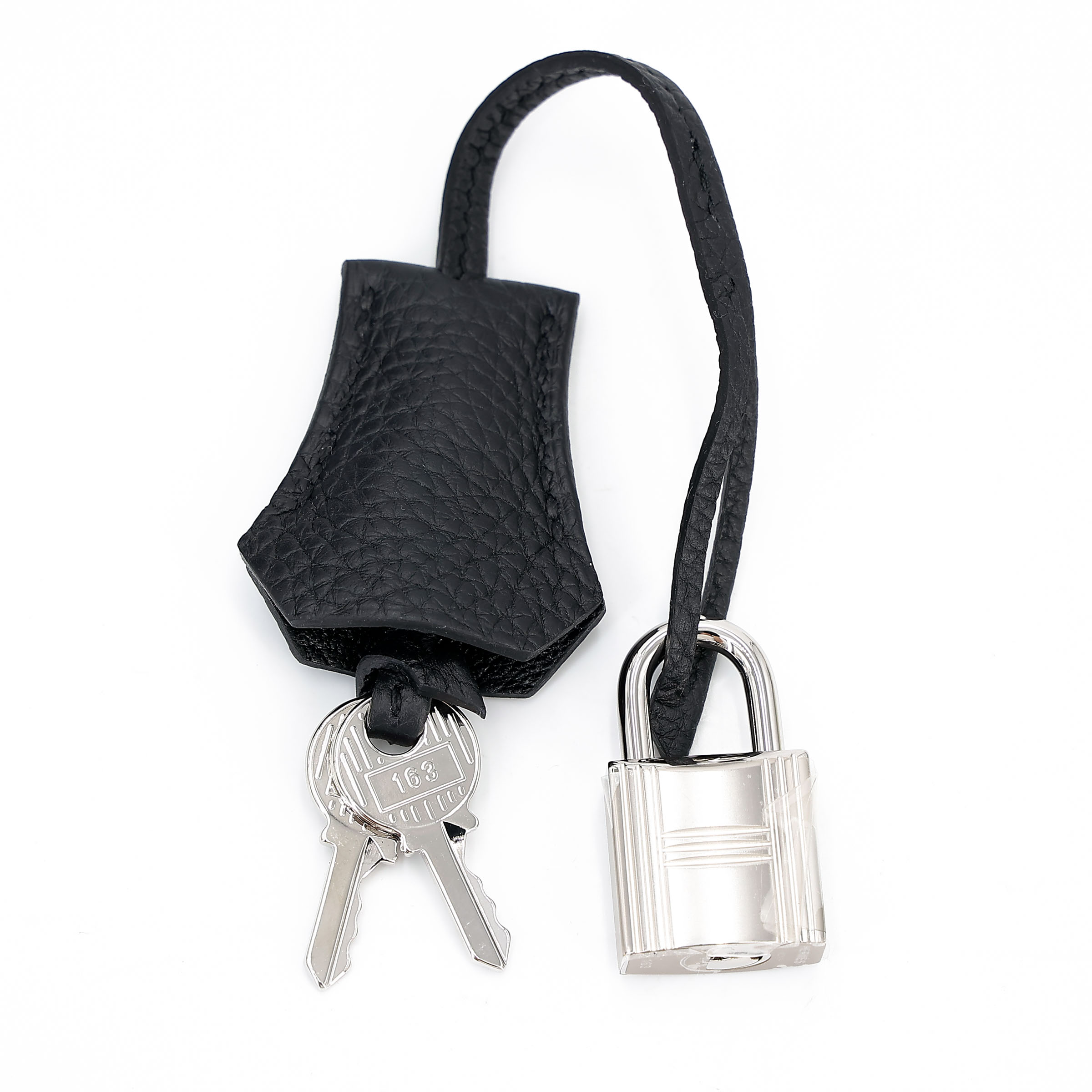 Brand New ( Rank N ) HERMÈS Birkin 25 Noir (89) Togo Palladium