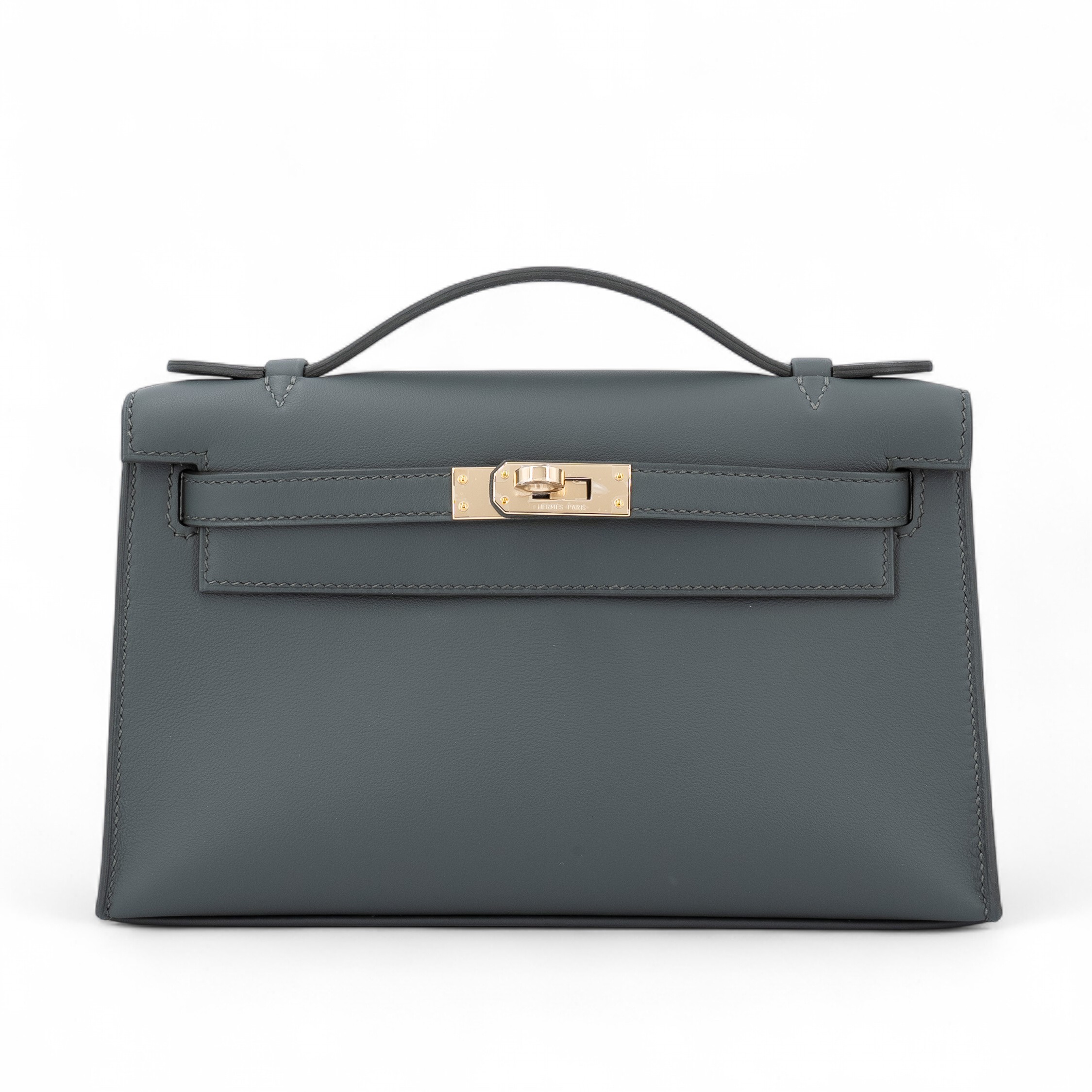 ランク N 新品 HERMÈS エルメス ポシェットケリー ヴェール