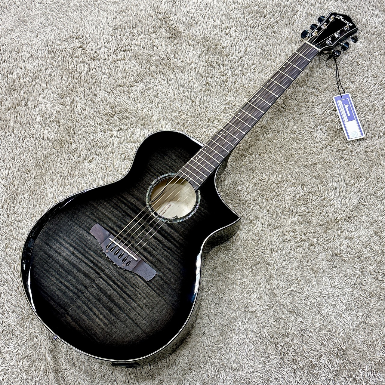 Ibanez AEWC400 / TKS (Transparent Black Sunburst High Gloss