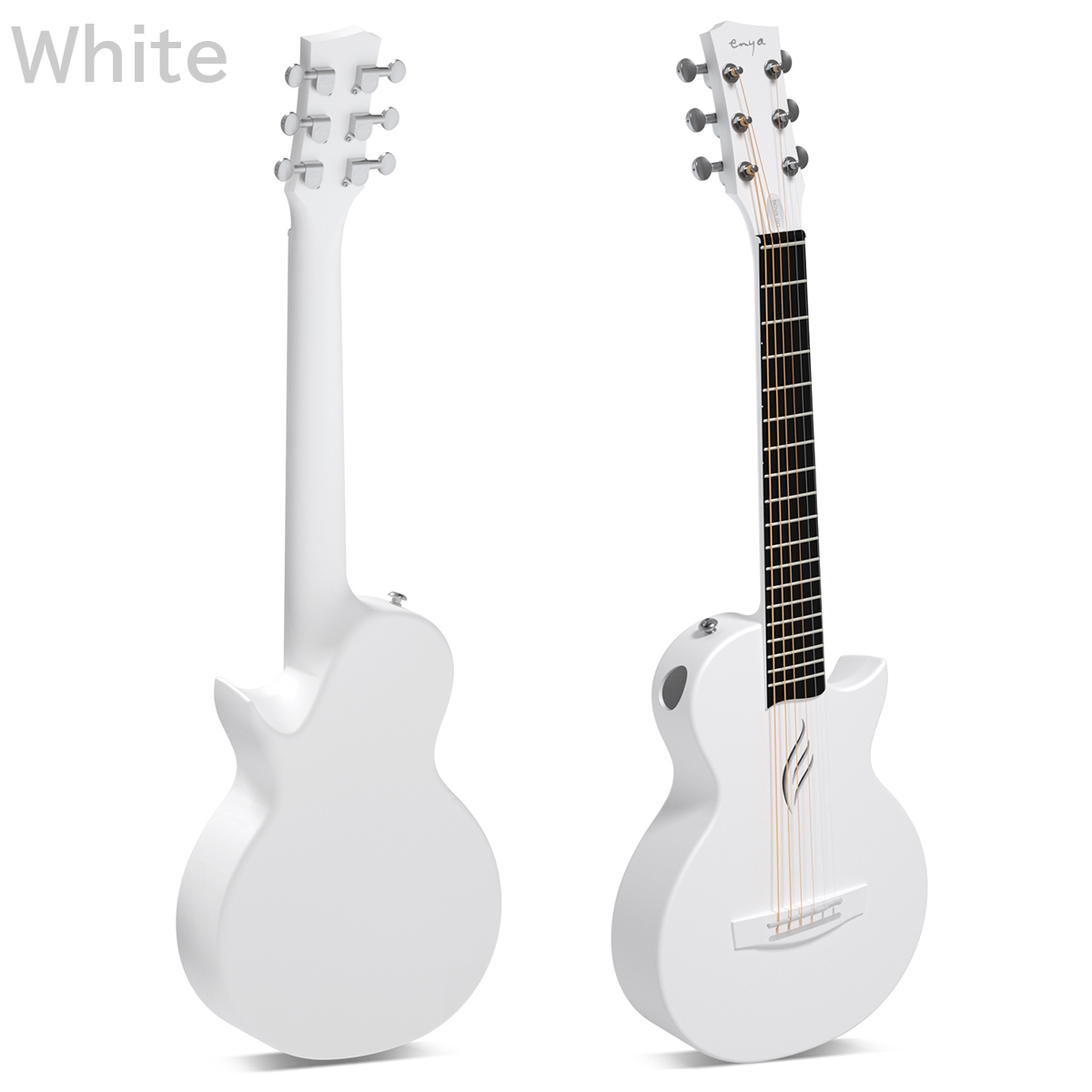 Enya NOVA GO Mini White ミニギター カーボンファイバーボディ（新品