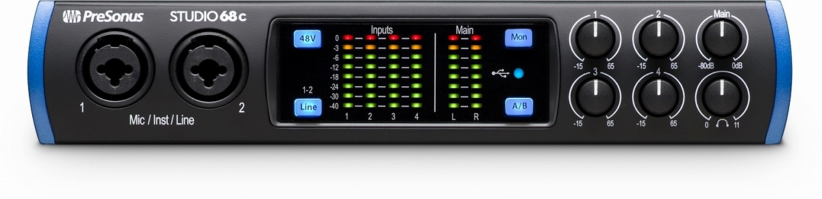 PreSonus Studio 68c USB Type-C オーディオ/MIDIインターフェース