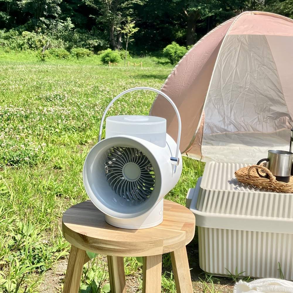 LEDライト付き）コードレス ミストファン／冷風扇 通販 - ディノス