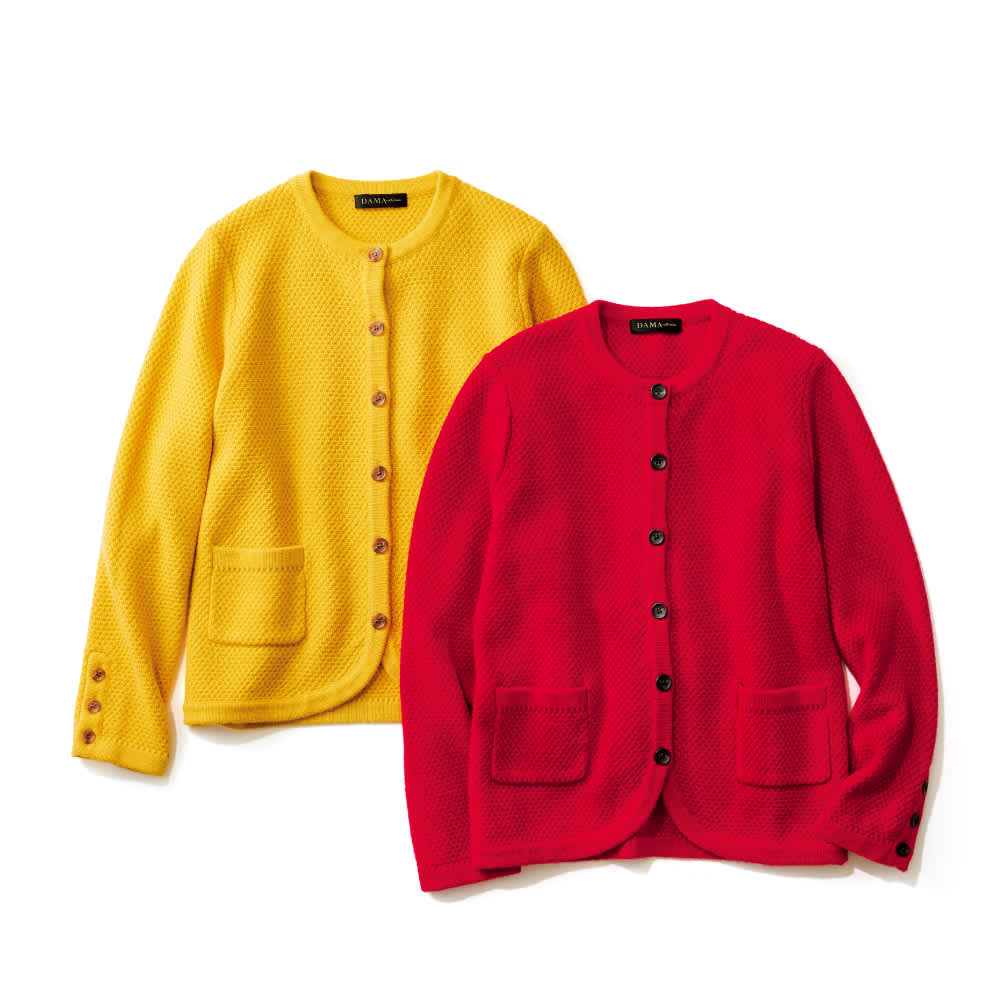 鹿の子編み ニットジャケット 通販 - ディノス