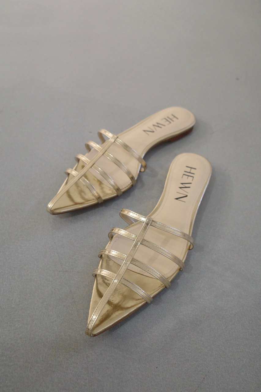 HEWN/ヒューン｜モダンなデザインの新作フラットシューズ｜エル・ショップ