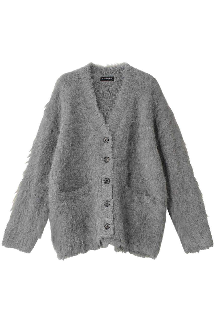MAISON SPECIAL(メゾンスペシャル)｜Fluffy Shaggy Knit Cardigan