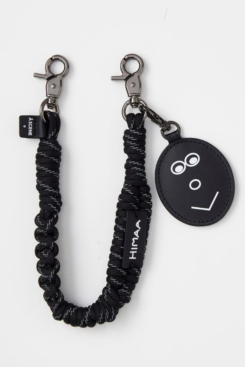 A SCENE(エーシーン)｜Dsign paracord strap -HIMAA-/ブラック の通販