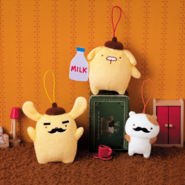 ポムポムプリン - ポムポムプリン と マフィンくんのおひげマスコット