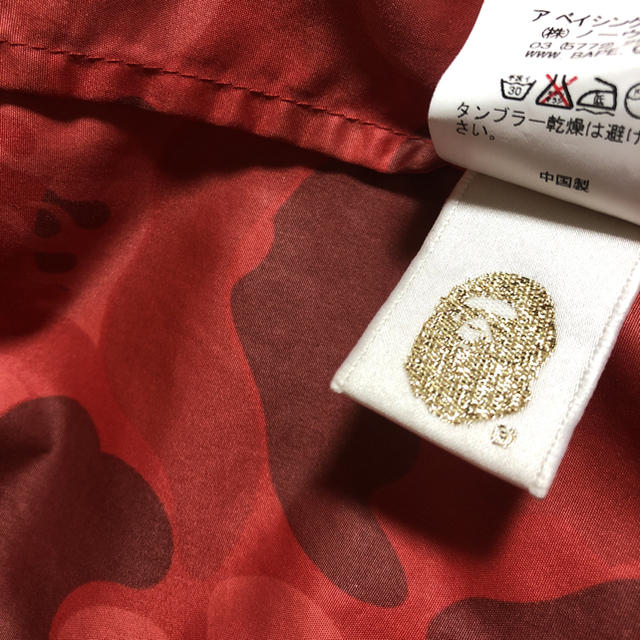 A BATHING APE - A BATHING APE ファイヤーカモ ナイロンジャケット(L