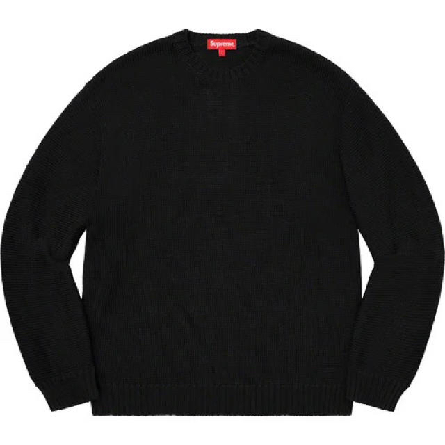 Supreme Back Logo Sweater 20ss BLACK