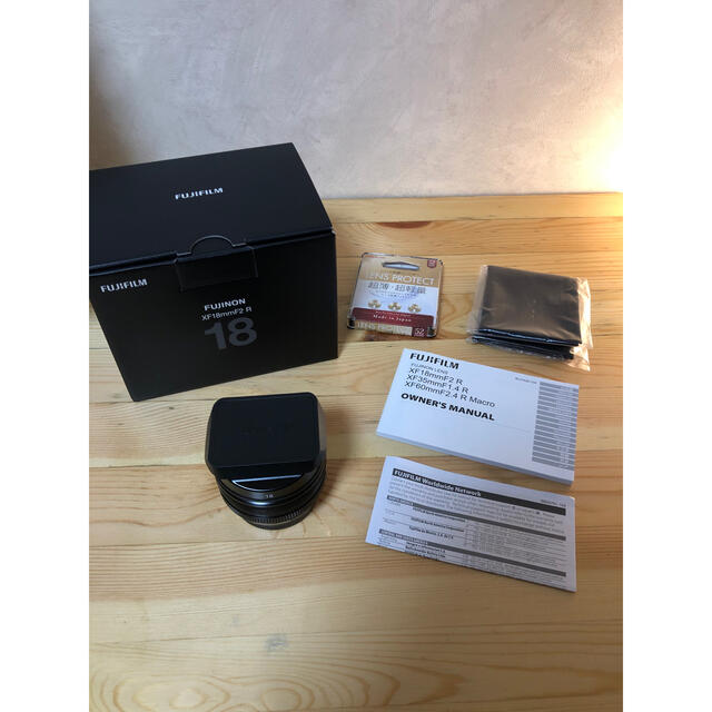 FUJIFILM XF18mm f2 R 保護フィルター付 Fujifilm XF18mm F2 R 保護