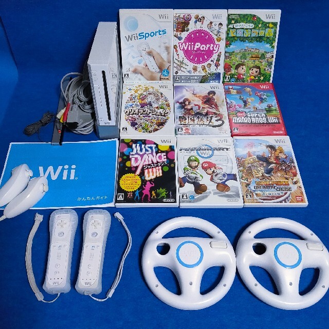 Wii - 豪華✨任天堂 マリオカート Wii 本体一式 どうぶつの森 Wii
