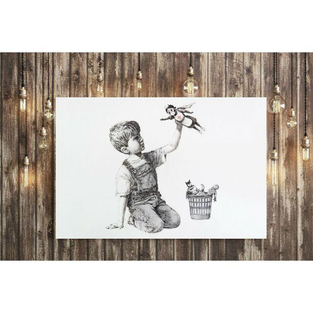 大判バンクシーアートポスター ゲームチェンジャー banksy インテリア