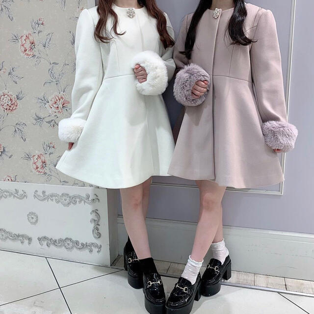 evelyn - evelyn ノーカラーコートの通販 by ♡｜エブリンならラクマ