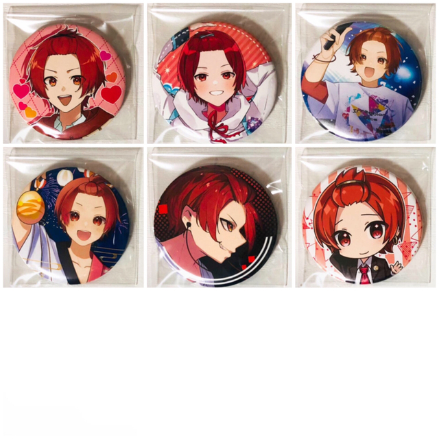 新品☆いれいす【りうら】缶バッジ☆6点セットの通販 by ♡'s shop｜ラクマ