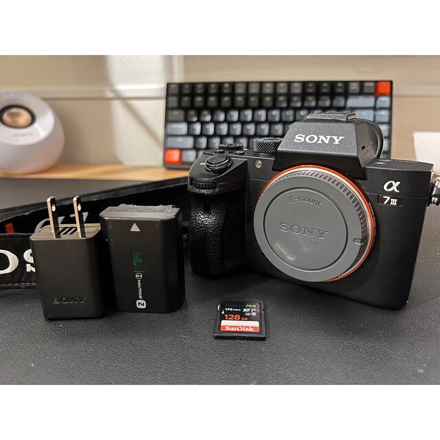 SONY - SONY α7Ⅲ(本体)+SDカード(128GB)の通販 by soooooo's shop