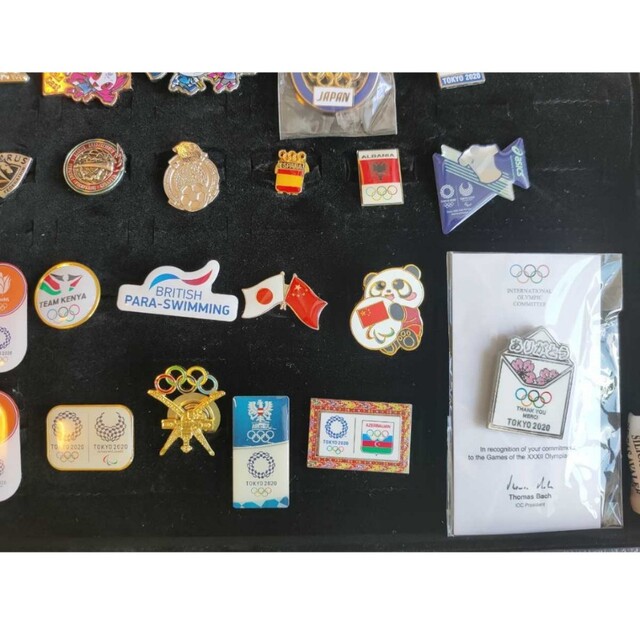 非売品 東京 TOKYO 2020 オリンピック ピンバッジ ステッカー 富士通