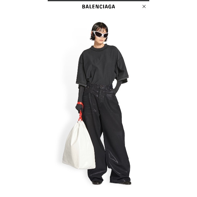 BALENCIAGA - BALENCIAGA コーティング デニム パンツ ジーンズの通販