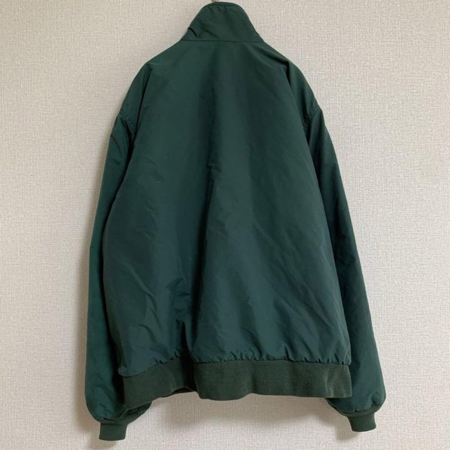 L.L.Bean - 古着 LLBEAN フリース ナイロンジャケット グリーン 緑 4d