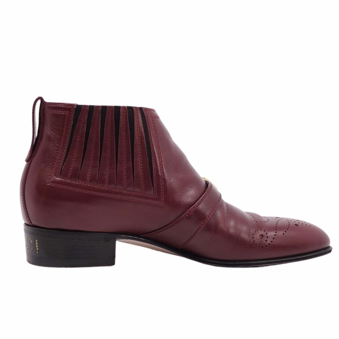 GUCCI - グッチ GUCCI ブーツ ショートブーツ カーフレザー メダリオン