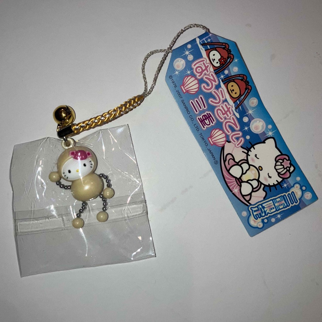 ハローキティ 三重限定 ぶらぶら真珠 根付 ストラップ4種 ハローキティ