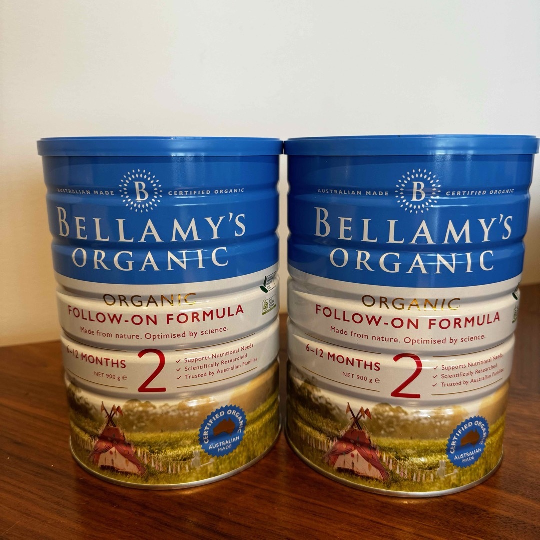 bubs 粉ミルク 2 6-12ヶ月用 4缶セット bubs 粉ミルク 2 6-12ヶ月用 4