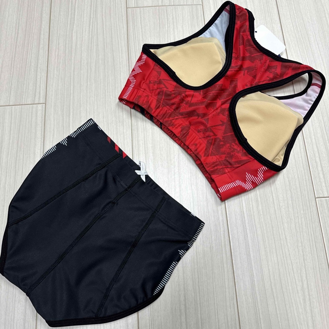 MIZUNO - ミズノ 女子陸上ユニフォーム上下セット Mサイズ レッド