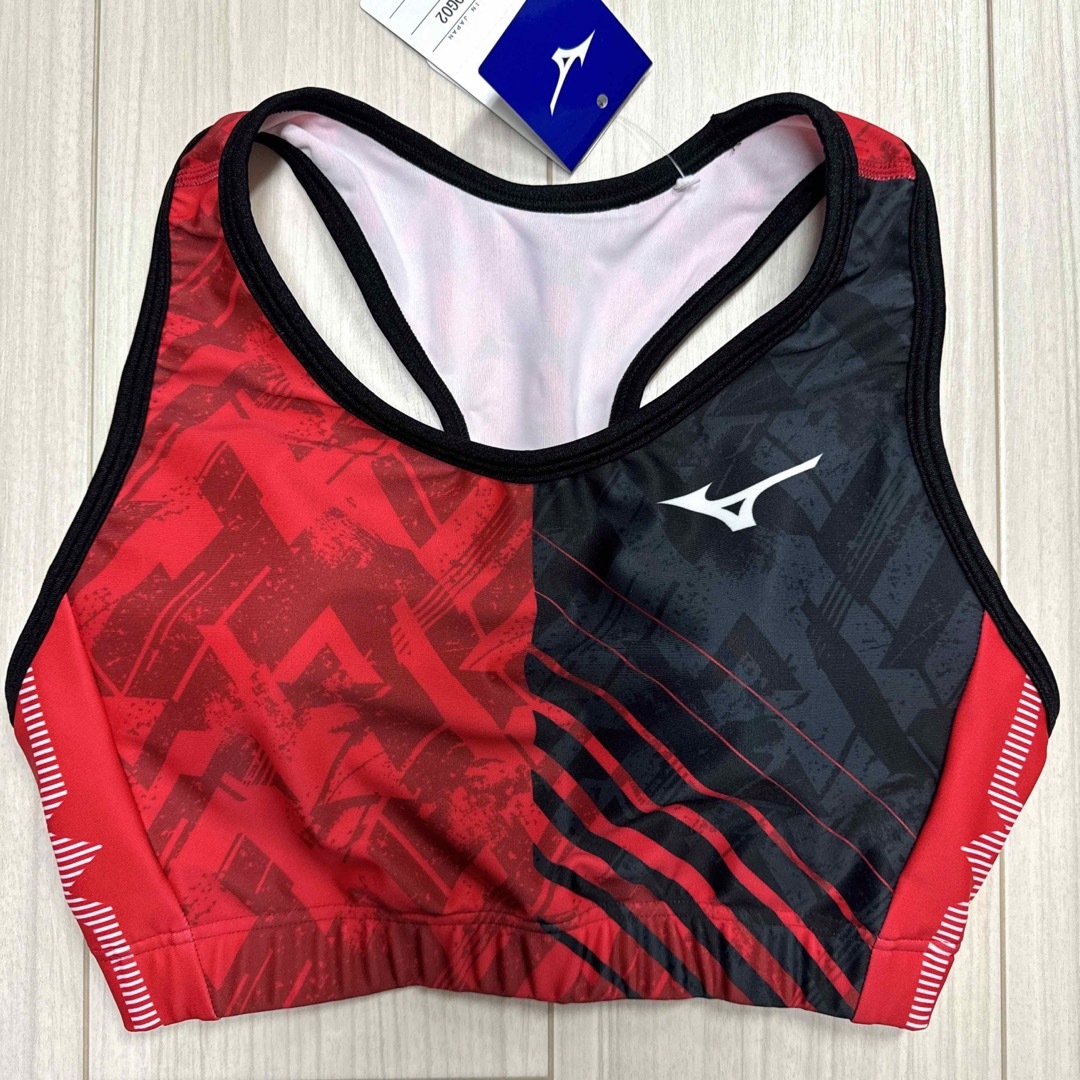 MIZUNO - ミズノ 女子陸上ユニフォーム上下セット Mサイズ レッド