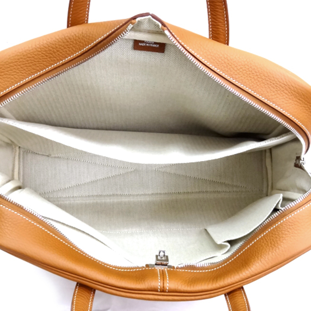 HERMES - エルメス ヴィクトリア2 12H ハンドバッグ トリヨン ゴールド