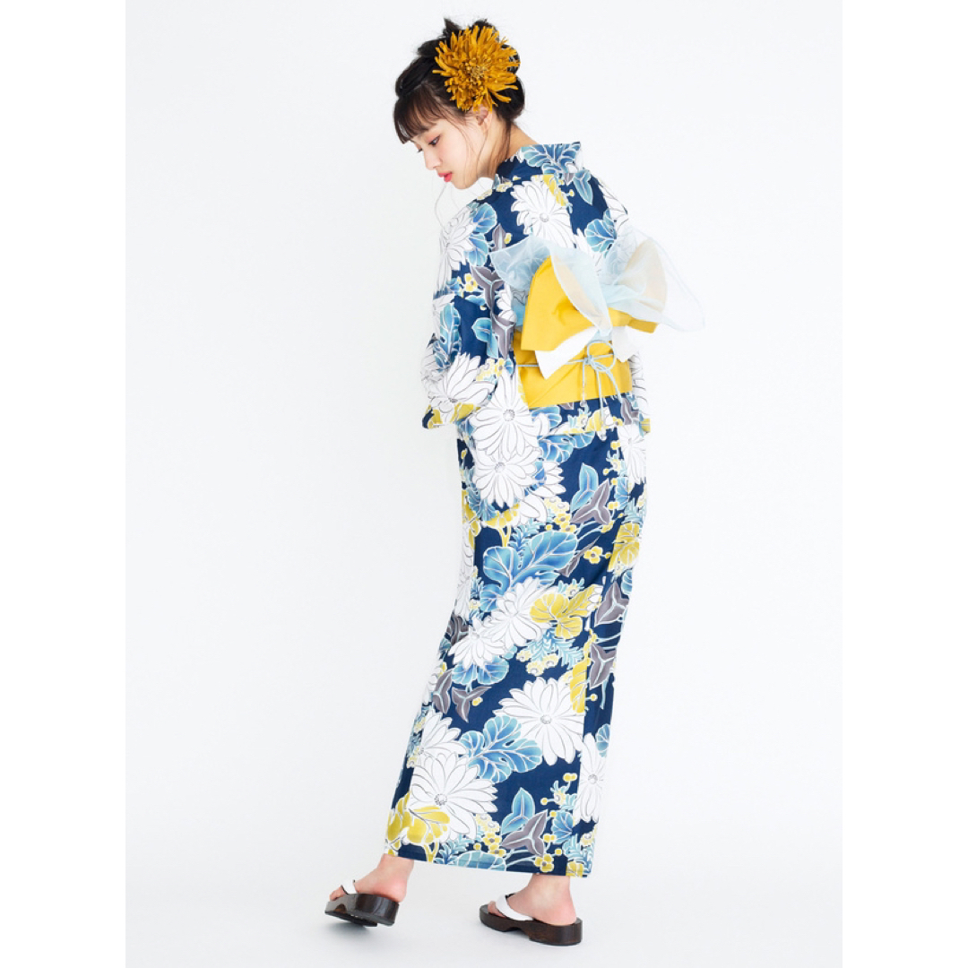 水彩菊浴衣セット[gi1218] | レディースファッション通販のグレイル
