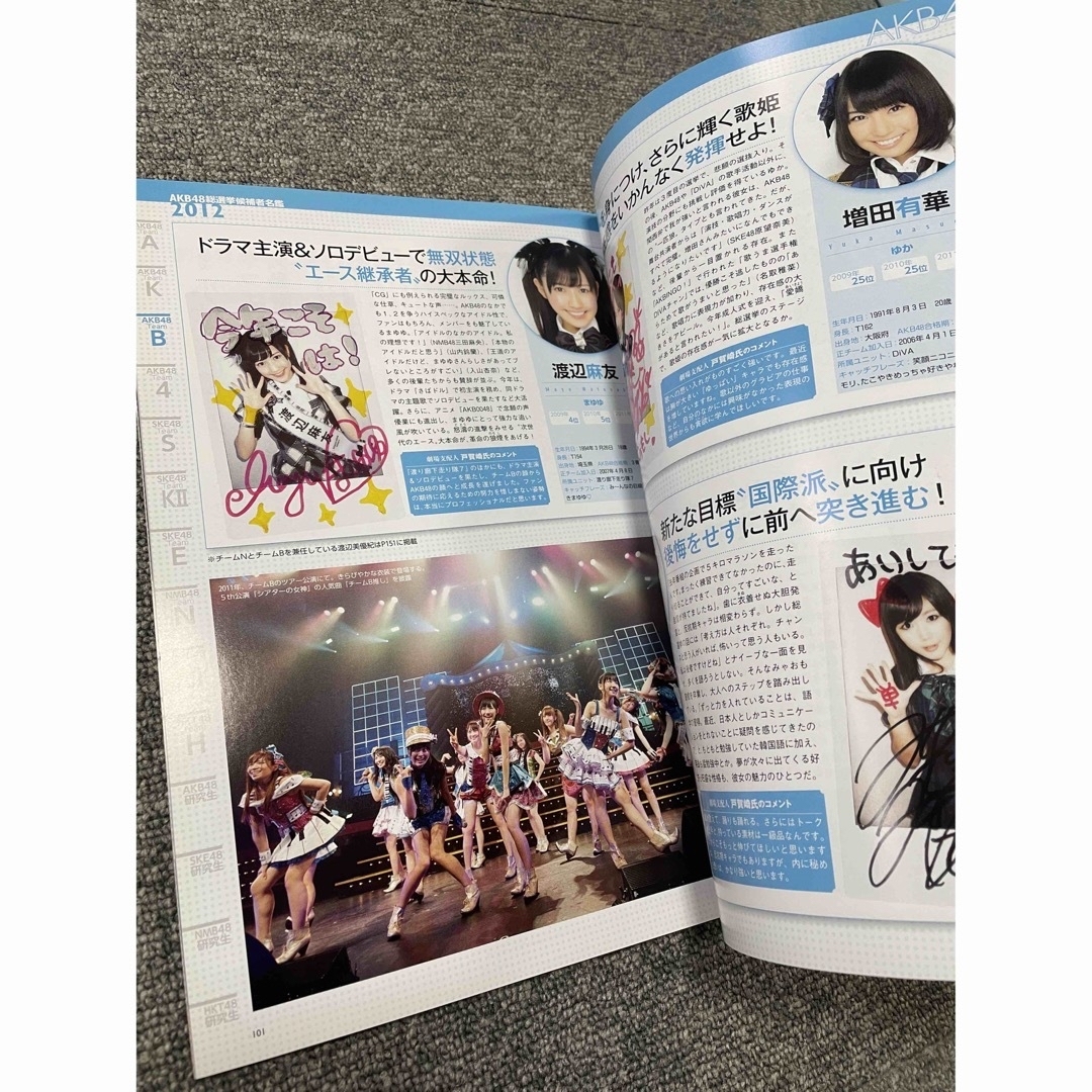 AKB48 - AKB48 総選挙 2012 公式ガイドブック ポスターあり‼️の通販