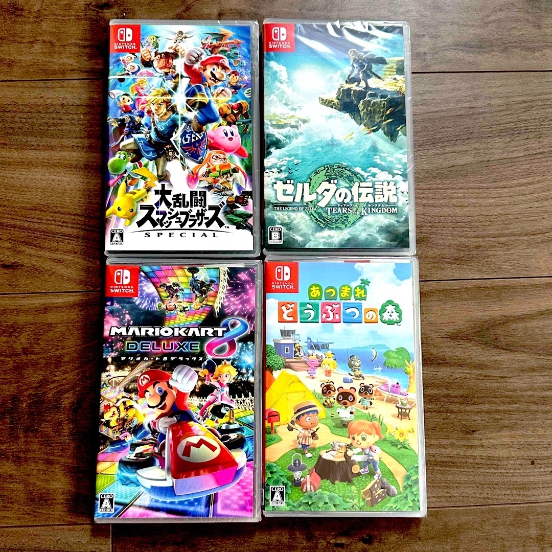 Nintendo Switchソフト4本セット【3本未開封！】 Nintendo Switch