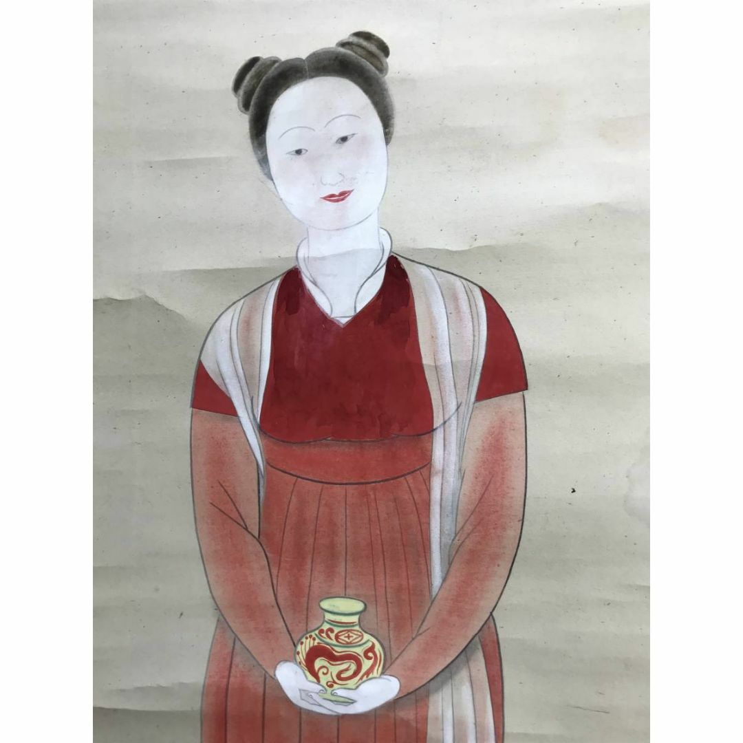 三郎/唐美人図/美人画/美人/天平美人/掛軸☆宝船☆AC-757の通販 by