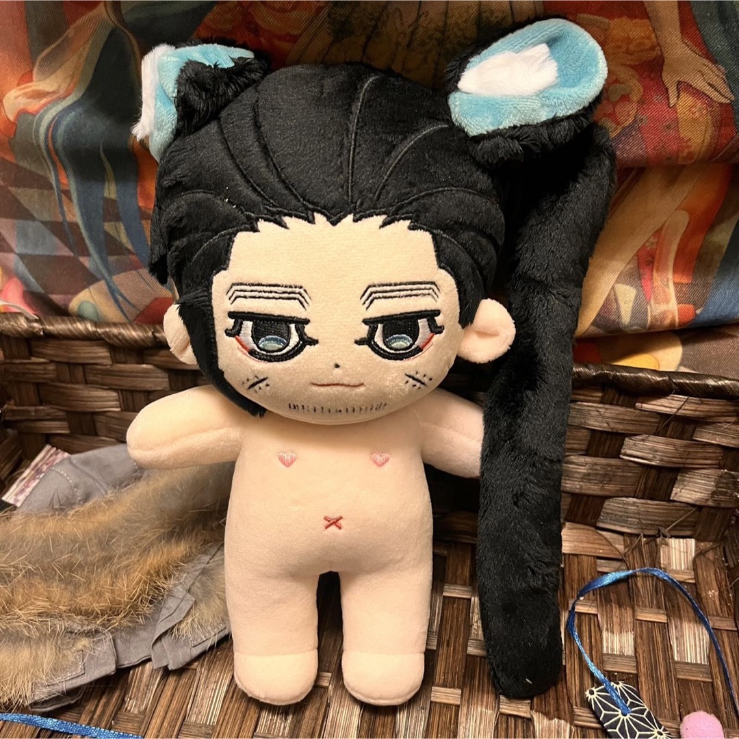 ゴールデンカムイ 尾形百之助 ぬいぐるみ 着せ替え 20cm 耳しっぽ付き