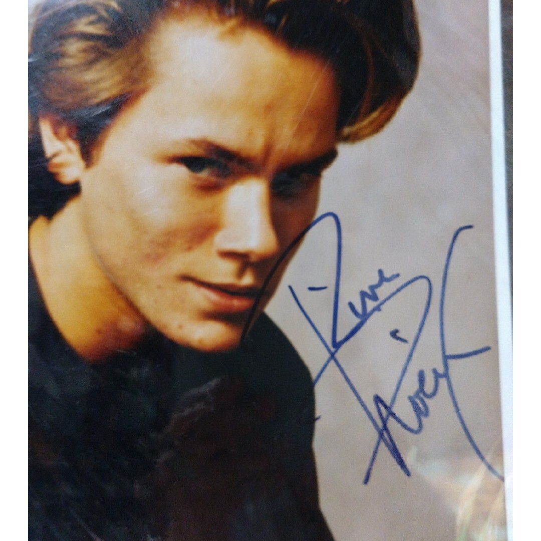 レア リバー・フェニックス直筆サイン入り写真の通販 by ハートのP's