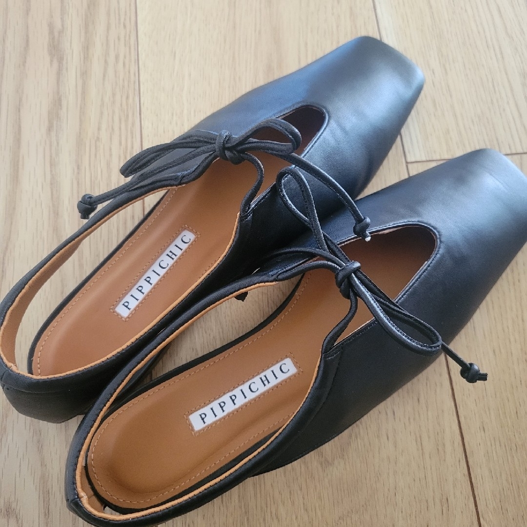 PIPPICHIC - 専用 【PIPPICHIC】SQUARE TOE FLAT SHOESの通販 by