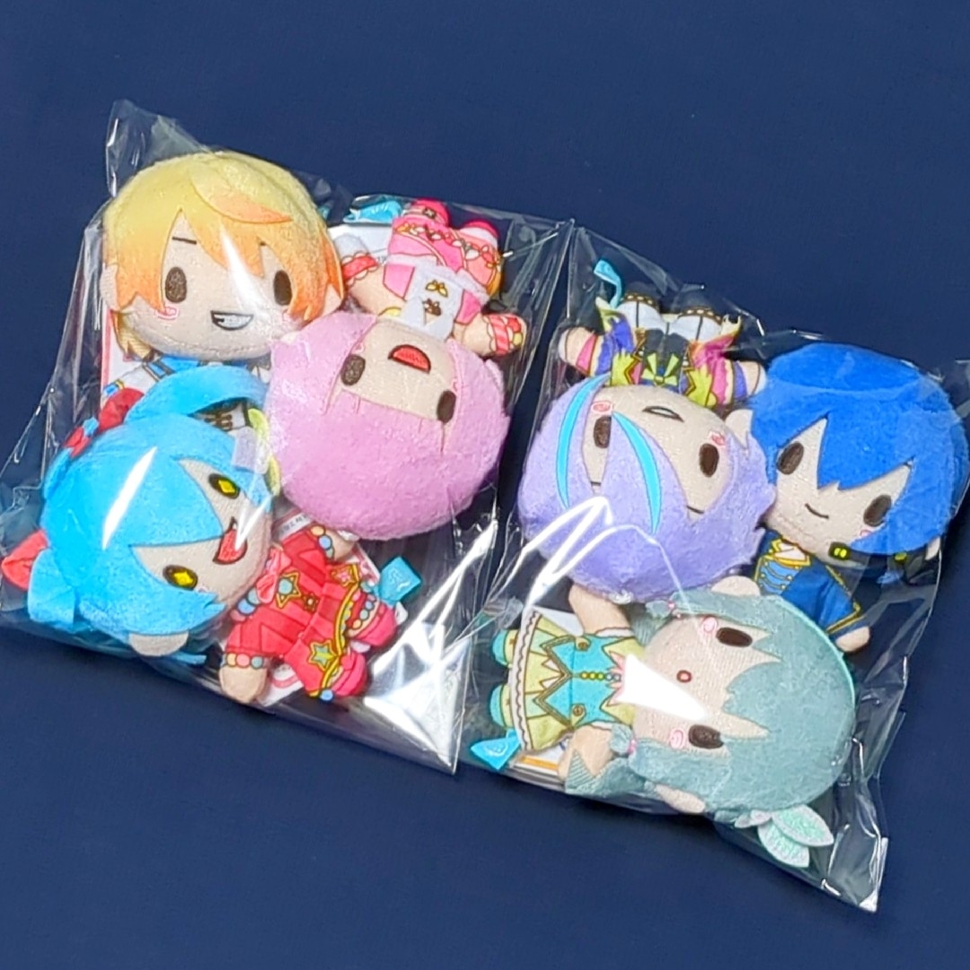 ② 匿名配送 プロセカ ふわぷちマスコット ワンダショ 6種類セットの