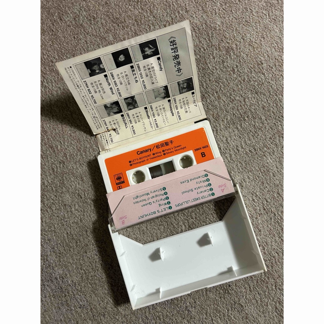 CANARY 松田聖子 カセットテープの通販 by m｜ラクマ