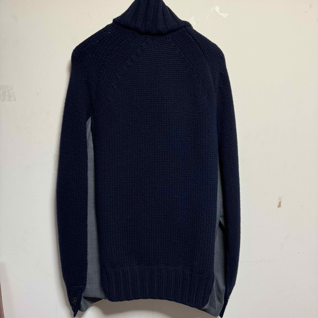 sacai - sacai 22aw Suiting x Wool Knit Jacketの通販 by Z｜サカイ