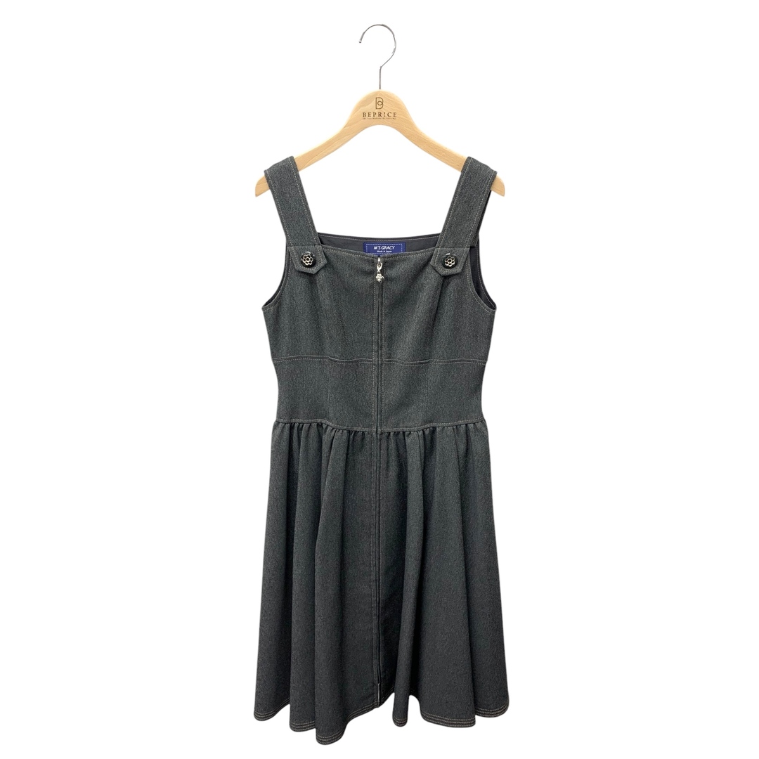 エムズグレイシー 今季 新作 ワンピース ジャンパースカート