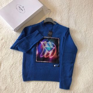 PRADA（ニット/セーター ・ ブルー・ネイビー/青色系）のフリマ