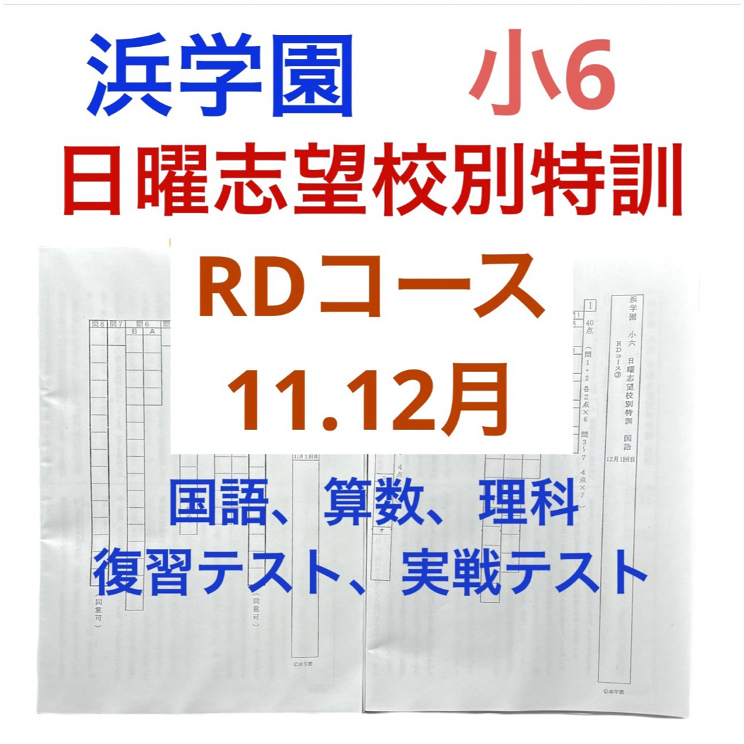 希学園 小6 志望校別特訓テキスト 桜蔭・女子学院コース 理科 10冊