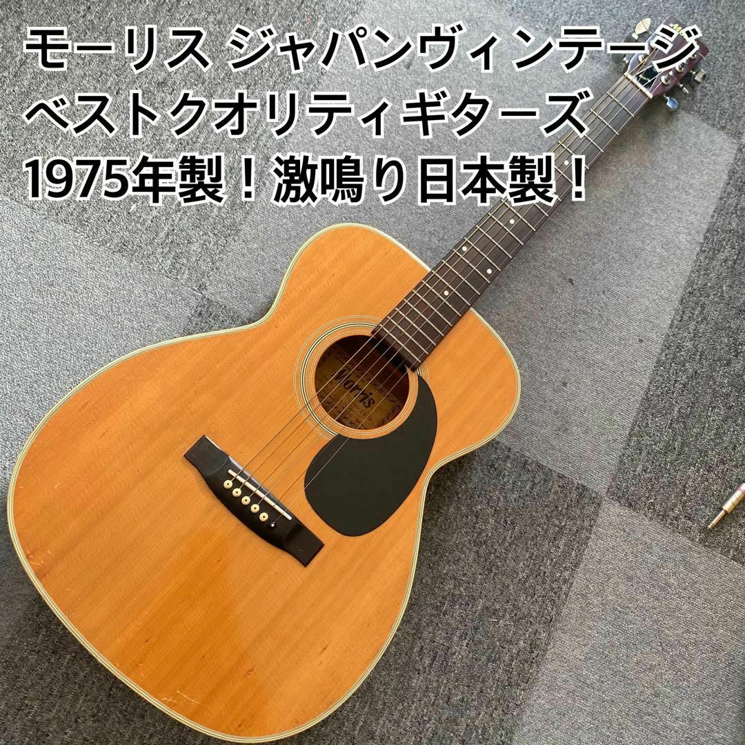 Morris f15 ハカランダ仕様 1975年日本製 アコースティックギターの