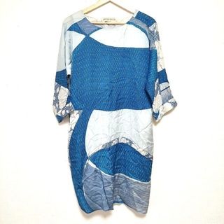 美品✨エミリオプッチ ワンピース チュニック ベルト付き ブルー