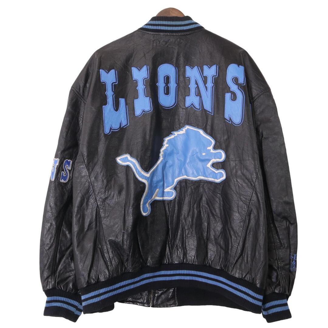 90年代 Canl Banbs NFL デトロイト・ライオンズ スタジアムジャケット